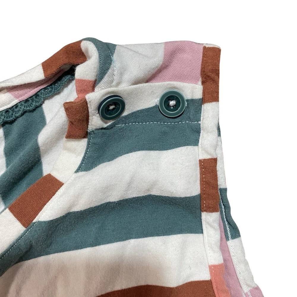 Matilda Jane Top‎ Womens Med Striped Wonderment Darling Day Peplum Tank Top - Picture 4 of 4